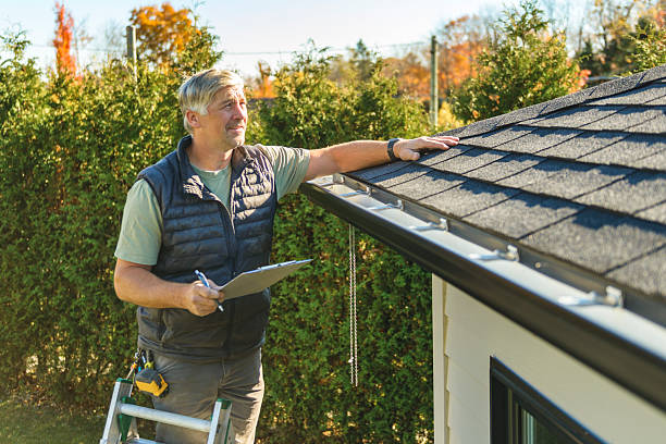 Professional Roofing technician working in Houtzdale, PA
